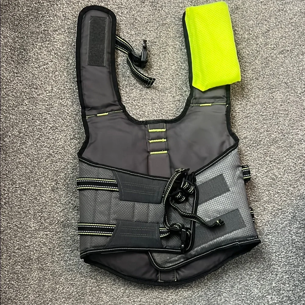 Dog High-Vis Safety Vest Life Jacket - Neon Yellow